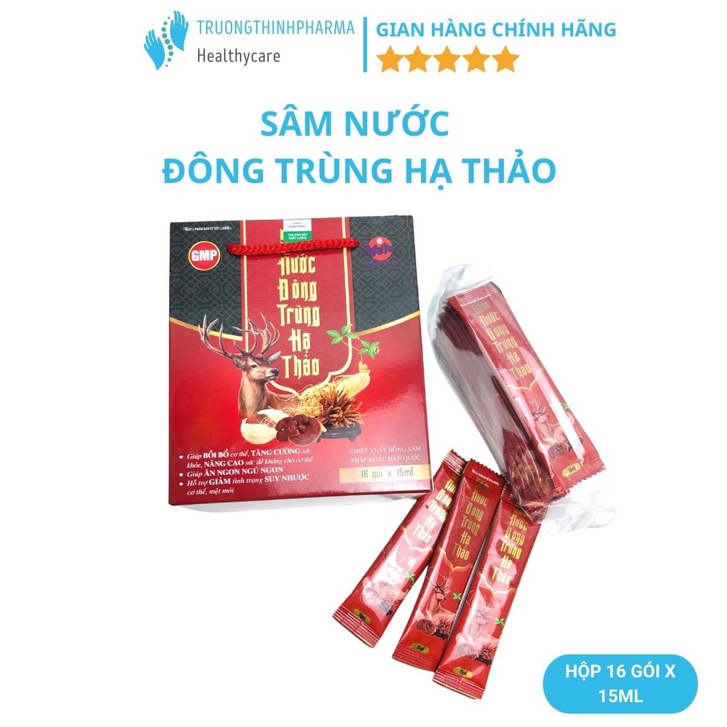 Sâm nước đông trùng hạ thảo,bồi bổ cơ thể, nâng cao sức khỏe