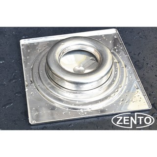 Phễu thoát sàn inox Zento TS151 (15x15cm)