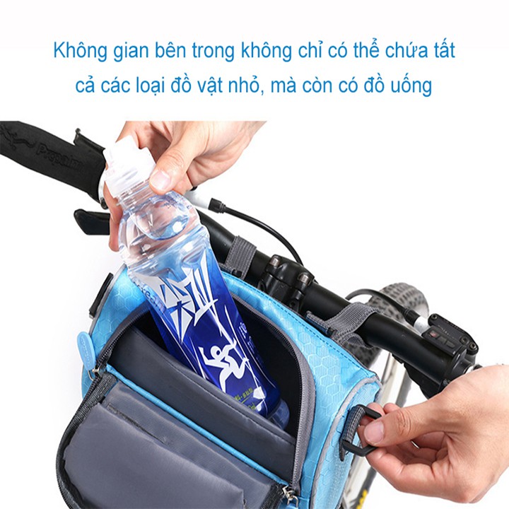 TÚI ĐỰNG ĐIỆN THOẠI TREO ĐẦU XE MÁY LOẠI I, Túi xe đạp Điện thoại Sunha Màn hình cảm ứng TIPHA 8179