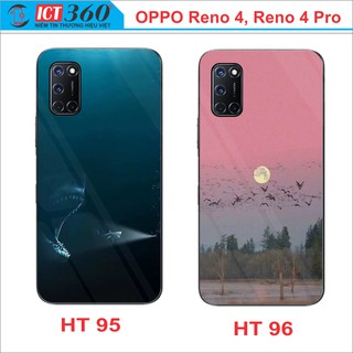 Ốp Lưng Kính OPPO Reno 4 ,Reno 4 Pro- in Theo Yêu Cầu