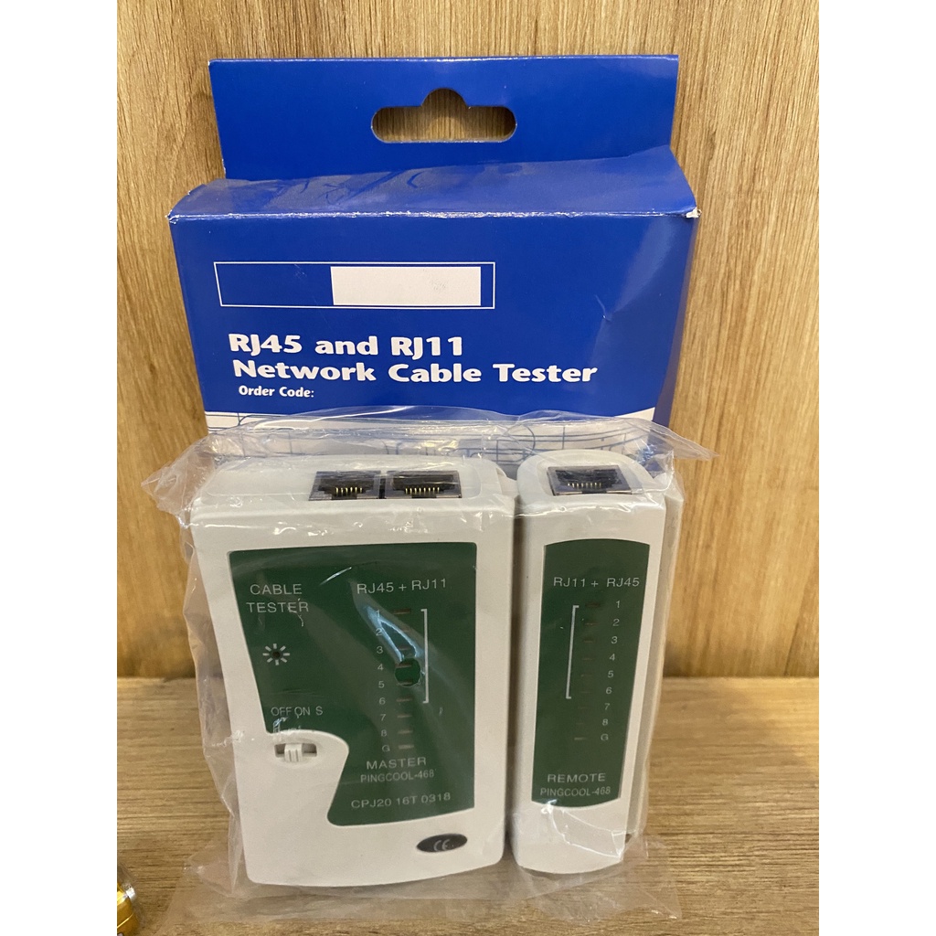 Bộ đo thông mạng, hộp test cáp mạng đa năng RJ-11 RJ-45 tặng kèm pin 9v