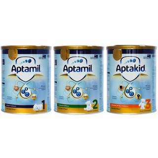 Sữa bột Aptamil New Zealand 1,2,3 900g