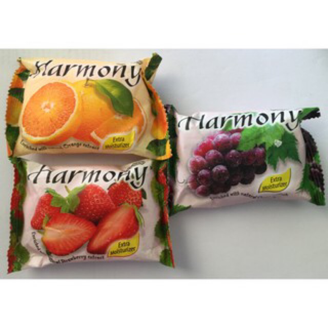 Xà phòng cục HARMONY - mùi trái cây thơm ngát - 75g - INDONESIA