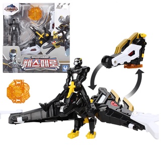 Mô hình miniforce biệt đội siêu nhân nhí khủng long Preta và siêu nhân Ray bằng nhựa cao cấp