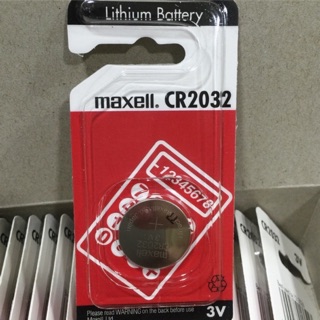 Viên pin Maxell 2032 dùng để thay điều khiển cửa cuốn, điều khiển xe máy
