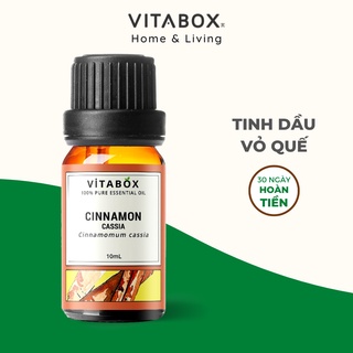 Tinh dầu Quế Vitabox - 100% thiên nhiên nguyên chất - Pure natural essential oil