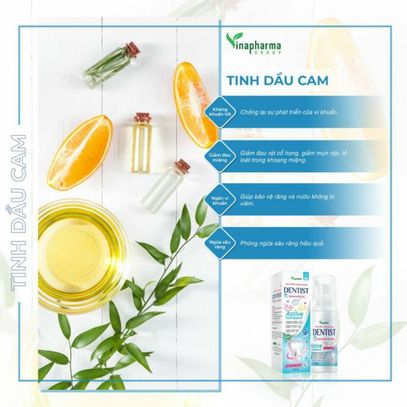 Kem Đánh Răng Tạo Bọt Dentist Vinapharma Group