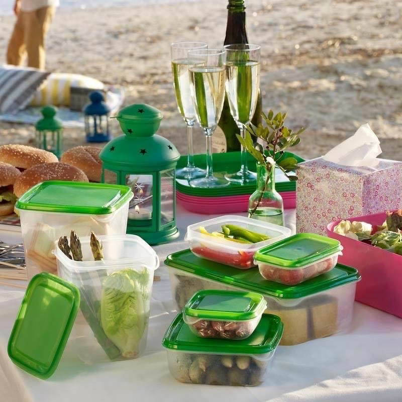 Bộ hộp đựng thực phẩm 17 món - Set 17 hộp nhựa tủ lạnh cao cấp bảo quản đồ ăn -giatottaikho