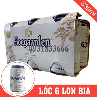 Bia Hoegaarden Rosee 4.9% Lốc 6 Lon 248ml Nhập Khẩu Bỉ