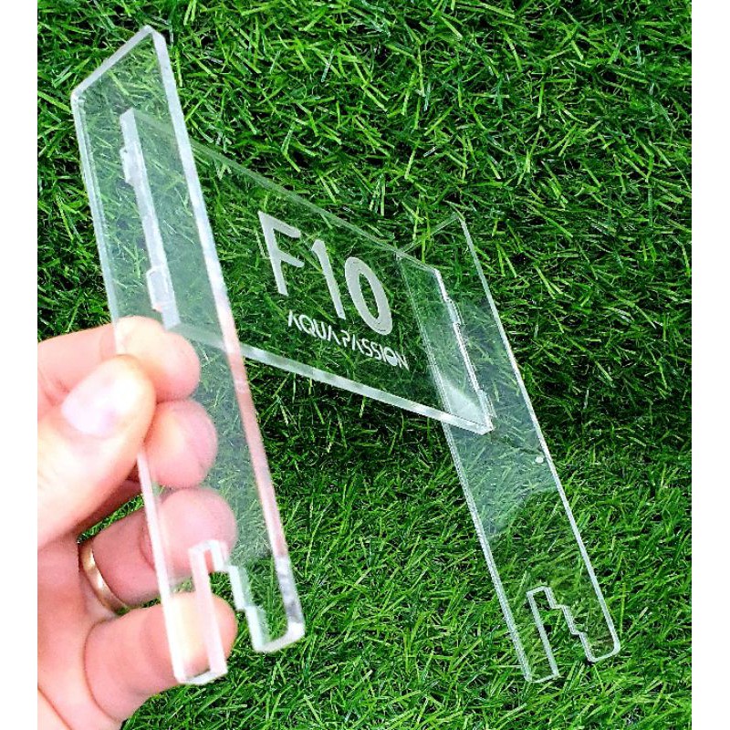 Chân gác đèn mica - Chân gác đèn thủy sinh - gác đèn bể cá - Loại thẳng 2 tầng có gắn Logo hãng