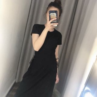 Đầm maxi dây đan eo