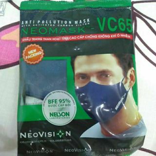 [Chính hãng] Khẩu trang NEOMASK VC65 than hoạt tính cao cấp