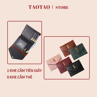 Ví da cao cấp thời trang ví gập ví bóp mini