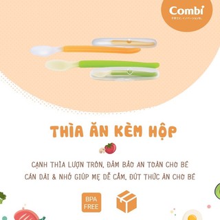 THÌA ĂN SILICON KÈM HỘP COMBI