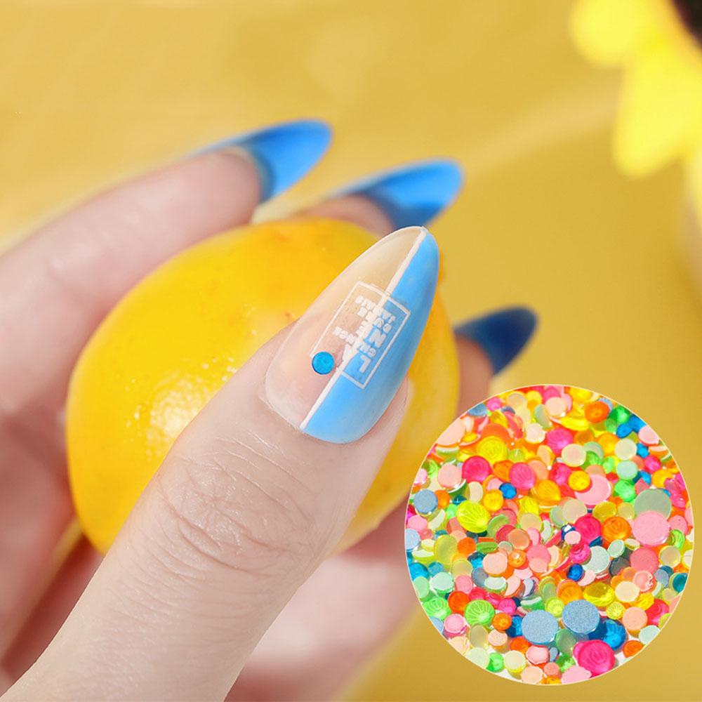 Phụ Kiện Trang Trí Móng Tay Nghệ Thuật Chống Rơi Tiện Dụng|Đèn Flash Dạ Quang Nhiều Màu Sắc Dùng Trang Trí DIY