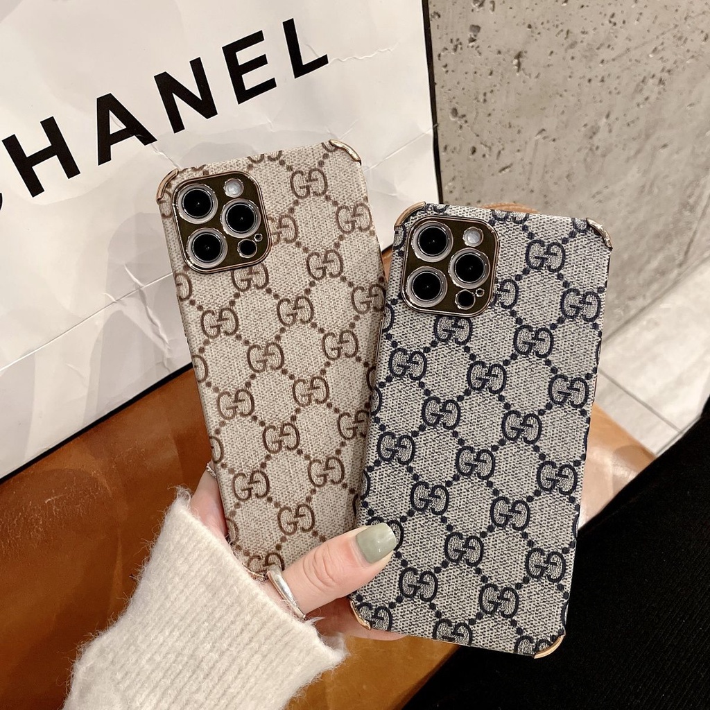 ! Gucci! Ốp Điện Thoại TPU Mềm Dễ Thương Cho iPhone 12/12Pro 12 11 Pro Max iPhone 7/8 Pro X XR XS
