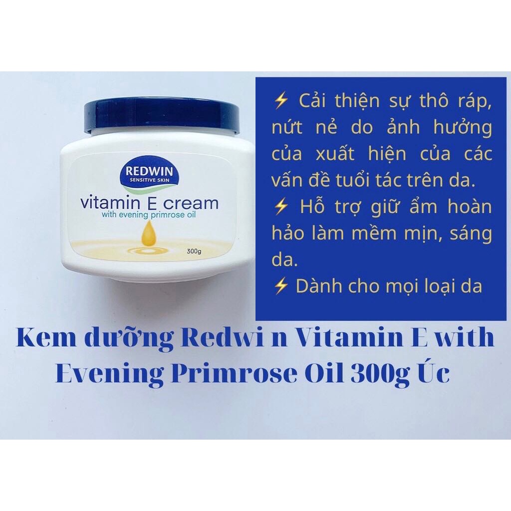 Kem dưỡng da Redwin Vitamin E 300g