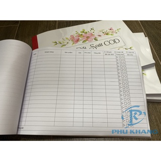 Sổ đối soát COD - A4(21x29.7cm) - [1 cuốn 100 tờ in 1 mặt]
