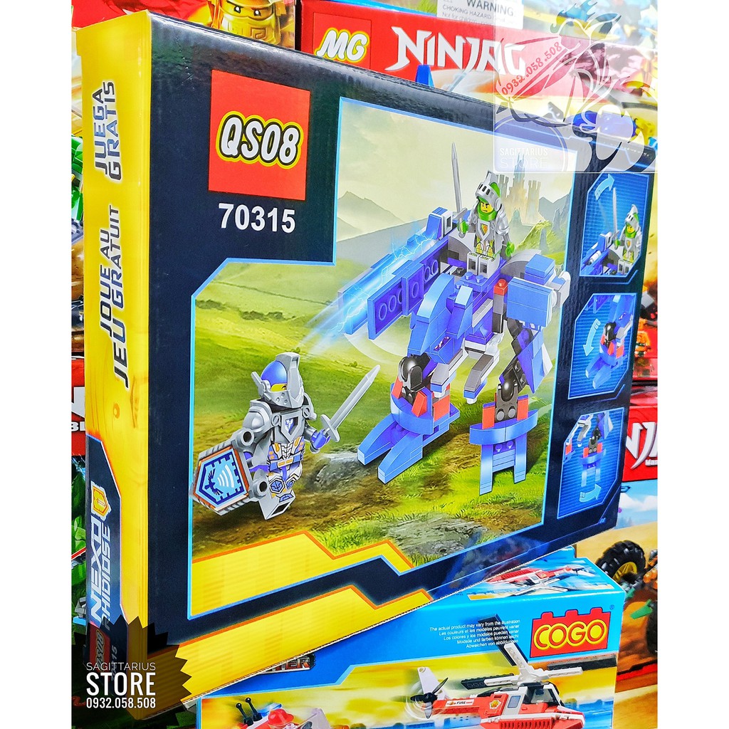LEGO QS08-70315 Lắp Ráp Robot NEXO ( 271 Miếng )
