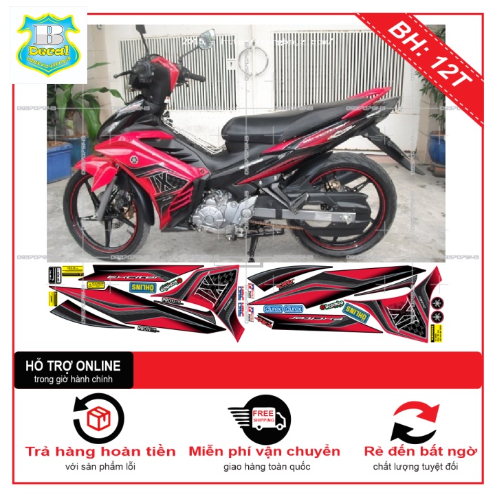 TEM RỜI EX 2011 IX ĐỎ ĐEN
