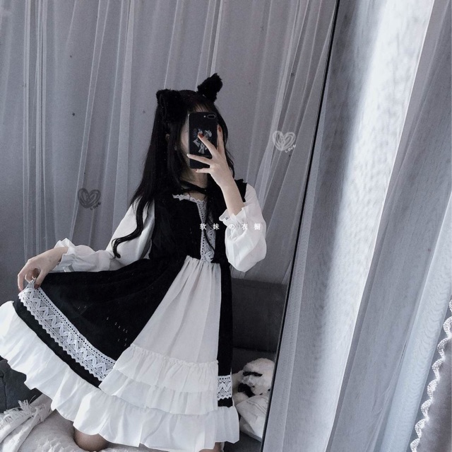 [SẴN] Đầm Casual Lolita Dáng Xoè - Kèm Video ✨ | BigBuy360 - bigbuy360.vn