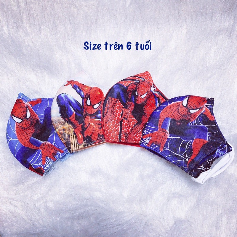 Khẩu trang vải Hello Kitty, Elsa, Nhện  20k/1c