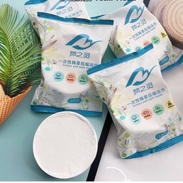 Khăn Tắm Nén Jussy Official Khăn Nén Du Lịch, Spa Loại To 100% Cotton Size Lớn 70x140 Cao Cấp Tiện Lợi