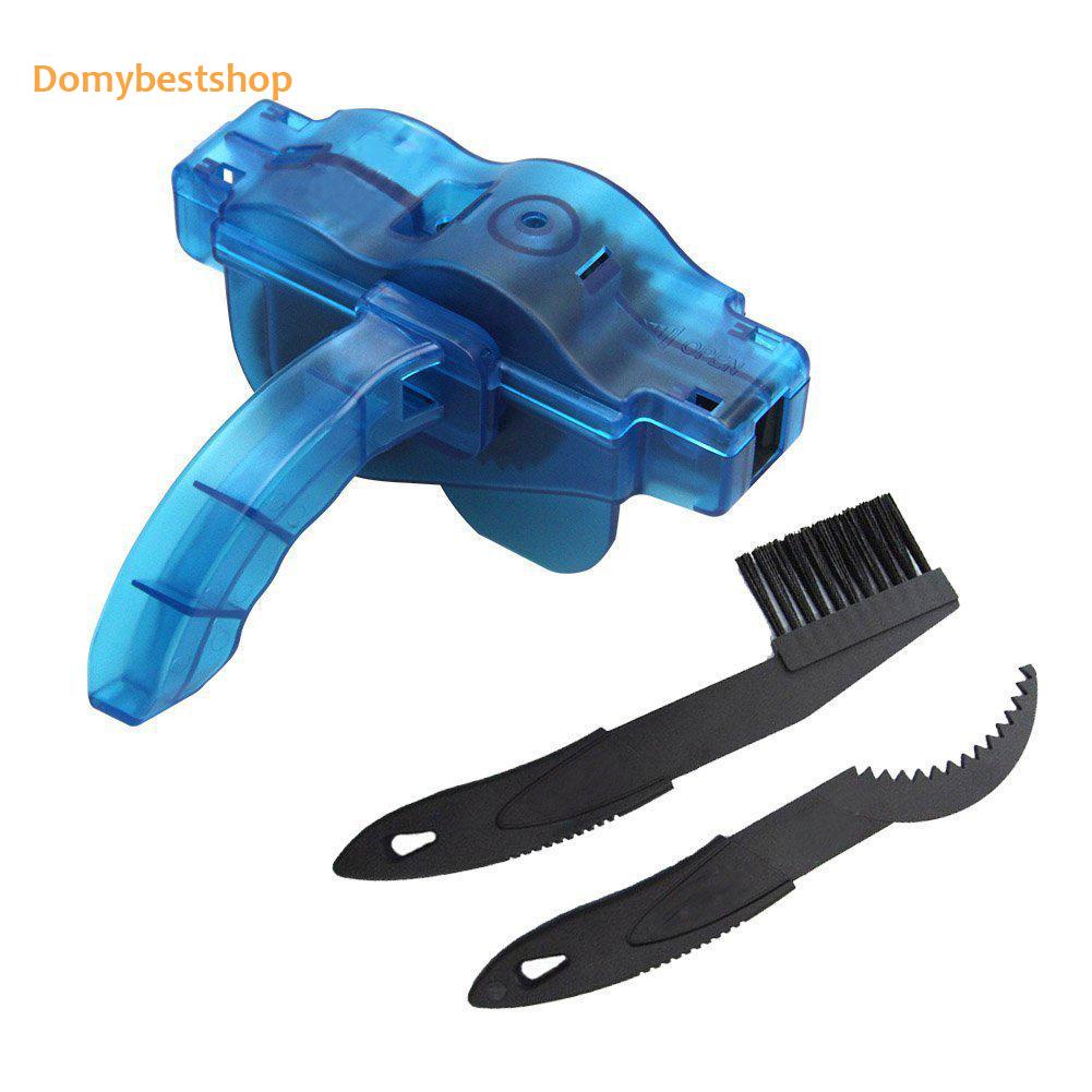 Bàn Chải Vệ Sinh Xích Xe Đạp/ Xe Máy Bằng Nhựa Màu Xanh Dương Tiện Dụng