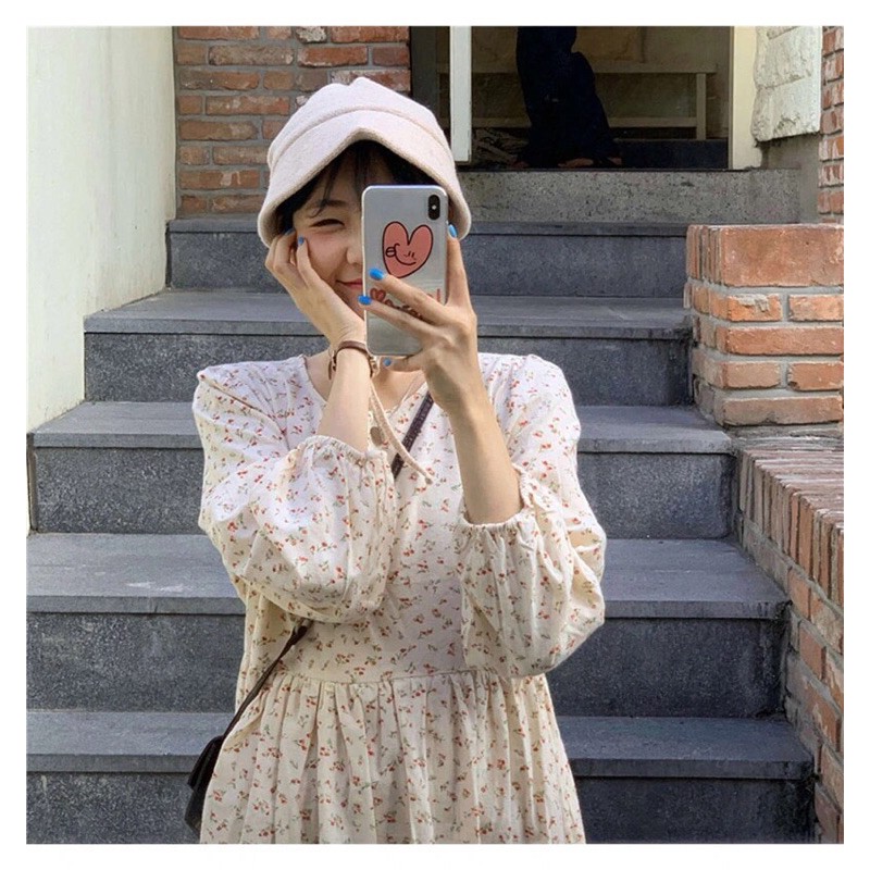 ĐẦM BABY DOLL HOA NHÍ VITAGE, PHONG CÁCH HÀN QUỐC