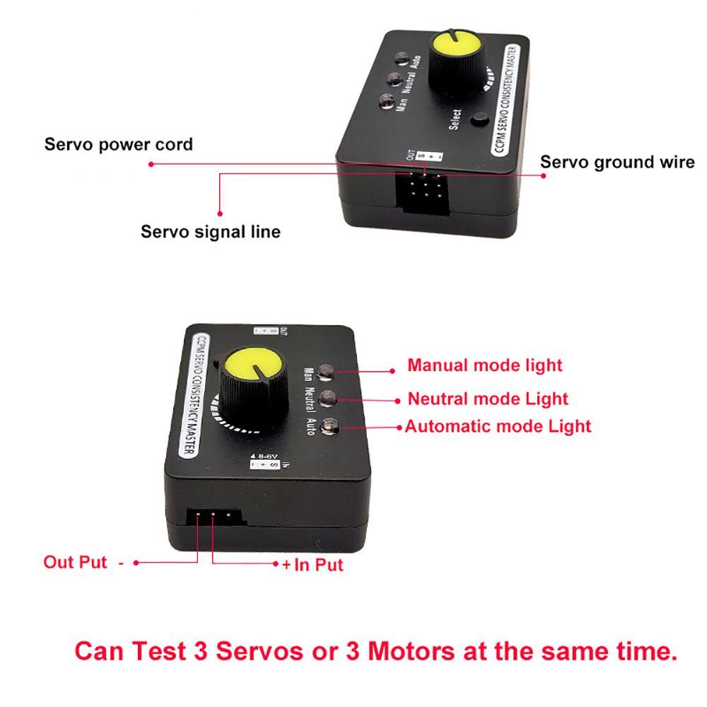 CHOOKEY Thiết Bị Kiểm Tra Nguồn Servo CCPM Master 3CH ECS