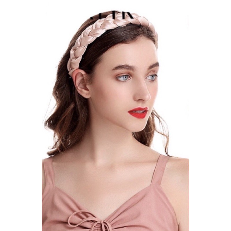 (Hà Nội) Emma Headband Bờm Mấn Băng Đô Cài Tóc Chất Lụa Bóng