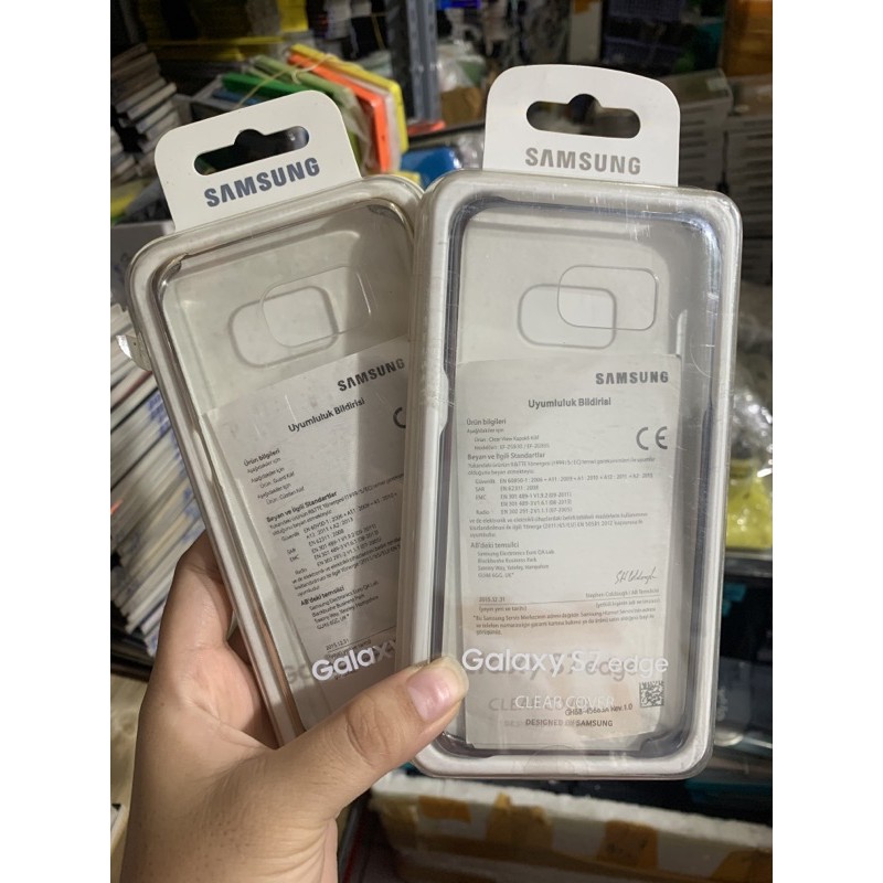 Ốp lưng hãng clear cover samsung galaxy s7 edge