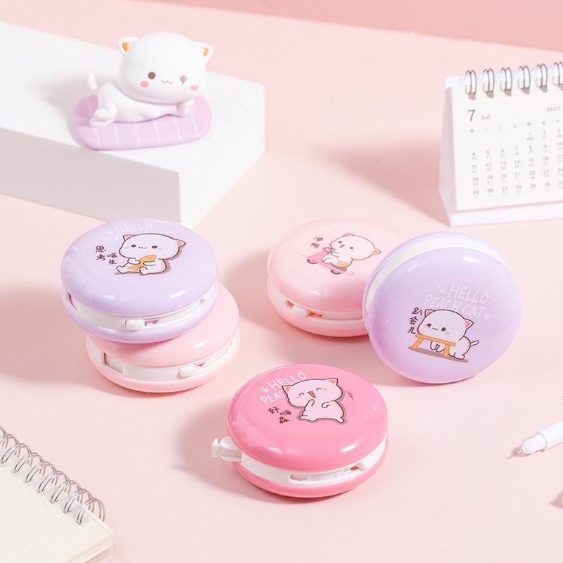 Bút Xóa Kéo Hình Bánh Macaron Dễ Thương 5mm * 8m