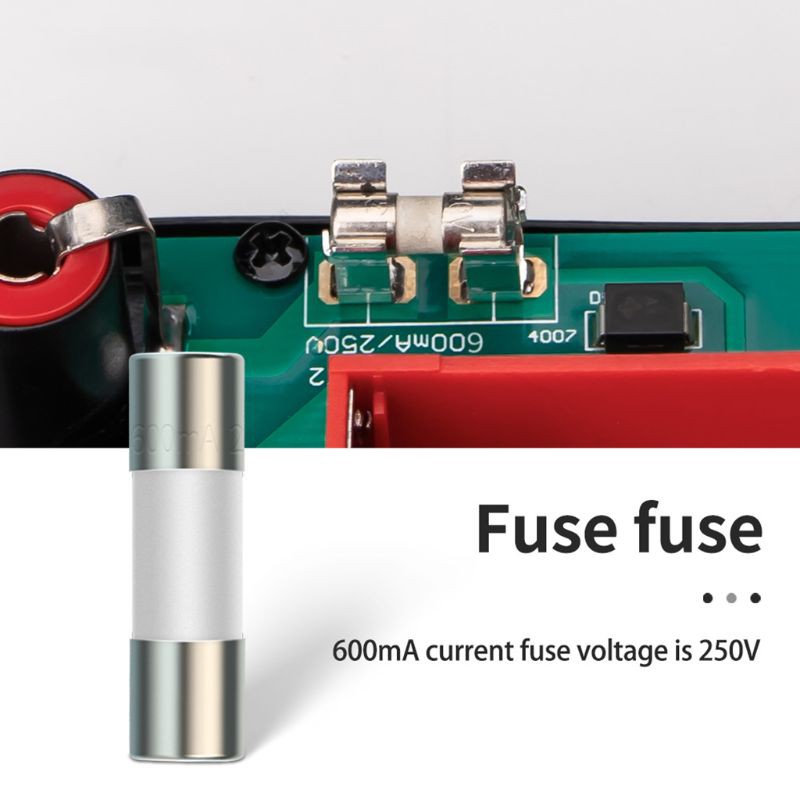 Set 20 Cầu Chì Gốm 600ma 10a Phích Cắm Anh