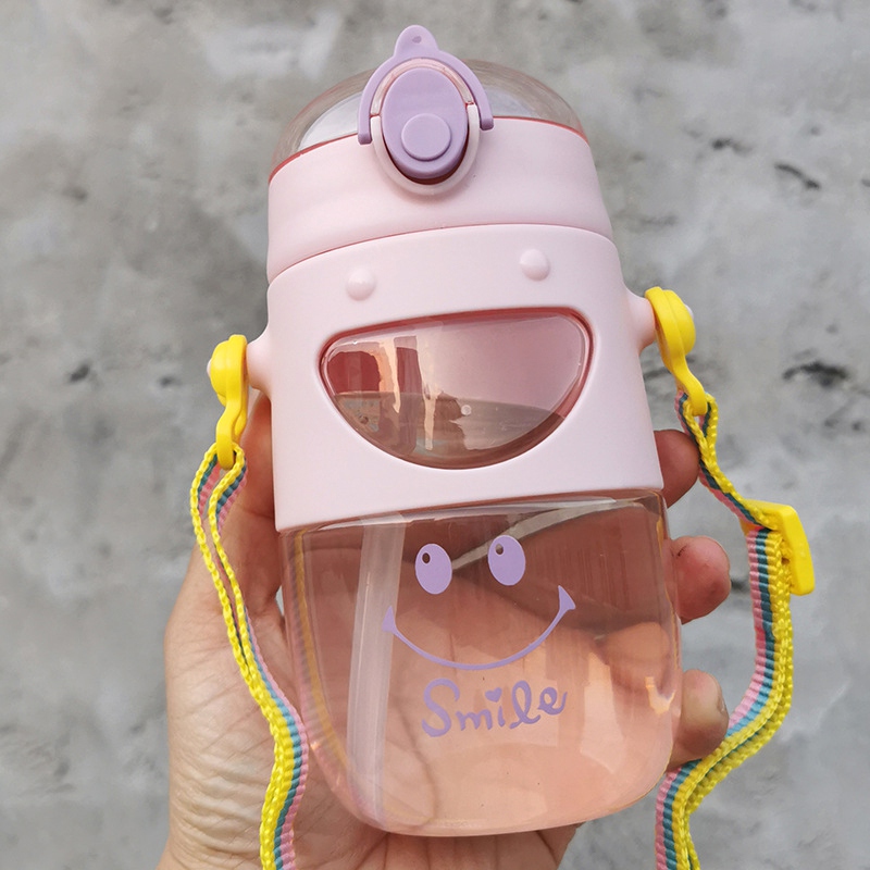 Bình Nước In Họa Tiết Chữ Dễ Thương Cho Bé