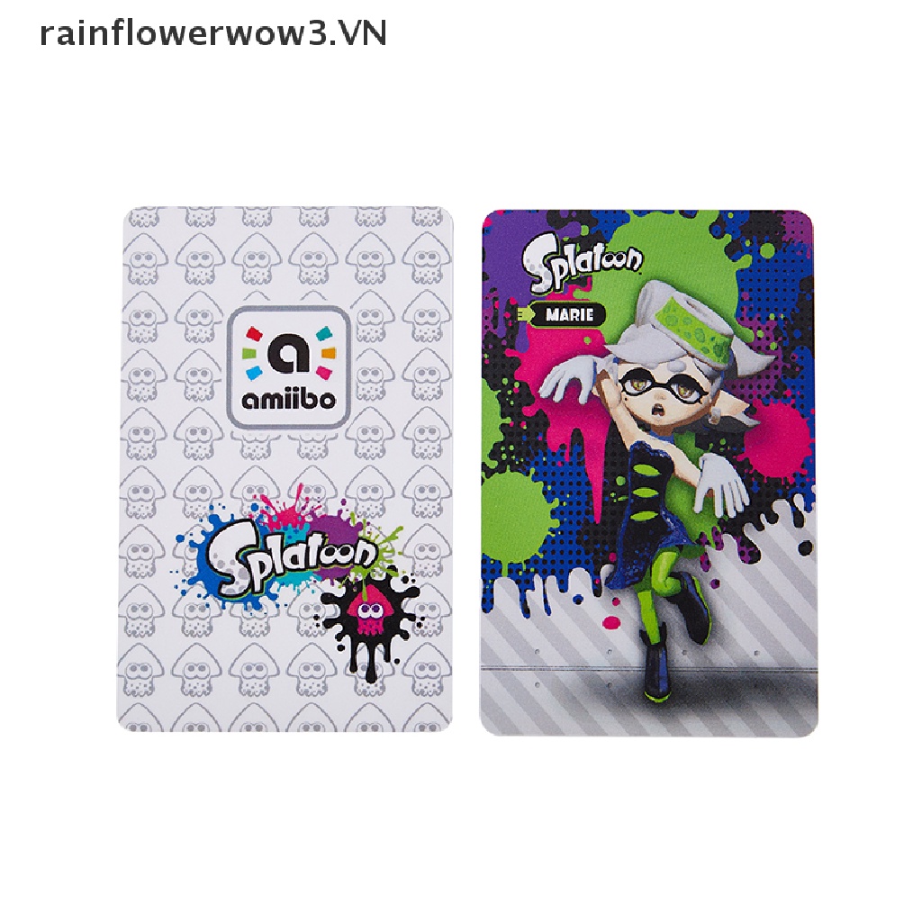 Bộ Sưu Tập Dữ Liệu Splatoon Ntag215 Tags NFC MiNi Hoặc Thẻ Amibo 17 Món