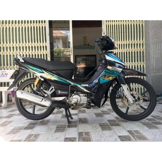 Tem rời dán xe Jupiter đen cao cấp