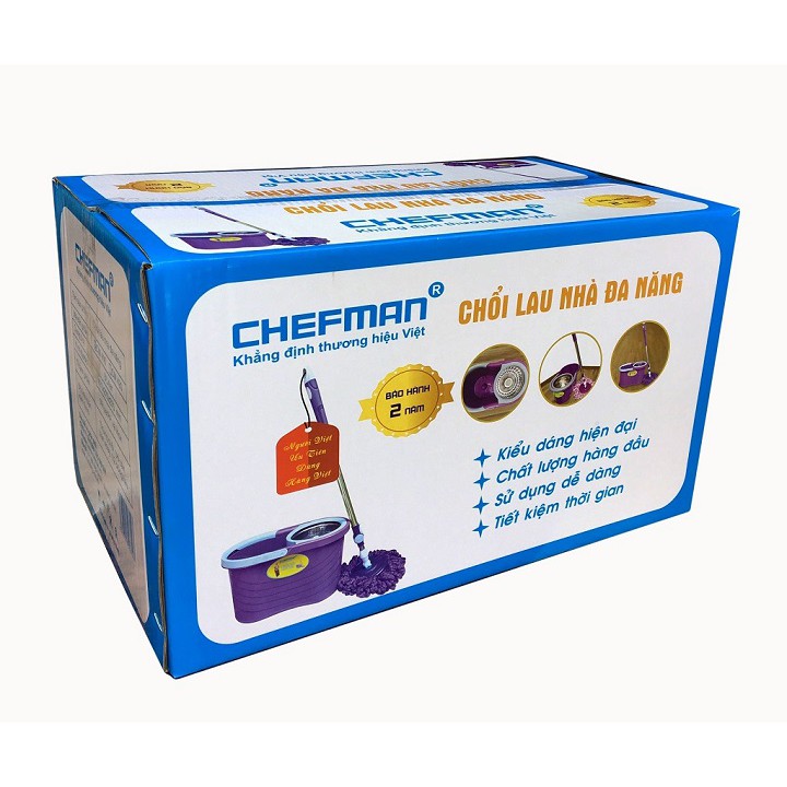 Chổi Lau Nhà Chefman CM - 416V Bảo Hành 12 Tháng, Hàng Chính Hãng CHEFMAN