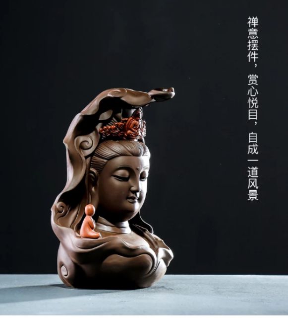 TƯỢNG GỐM CHÂN DUNG QUAN ÂM BỒ TÁT- TƯỢNG ĐẸP- TƯỢNG PHẬT- TƯỢNG TRANG TRÍ