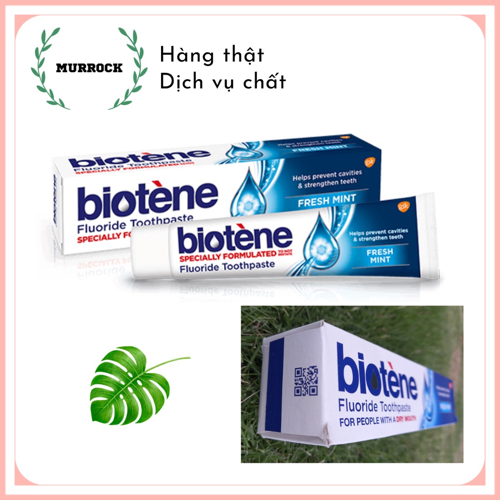Kem đánh răng khô miệng Biotene Dry Mouth Toothpaste Fresh Mint 100ml UK