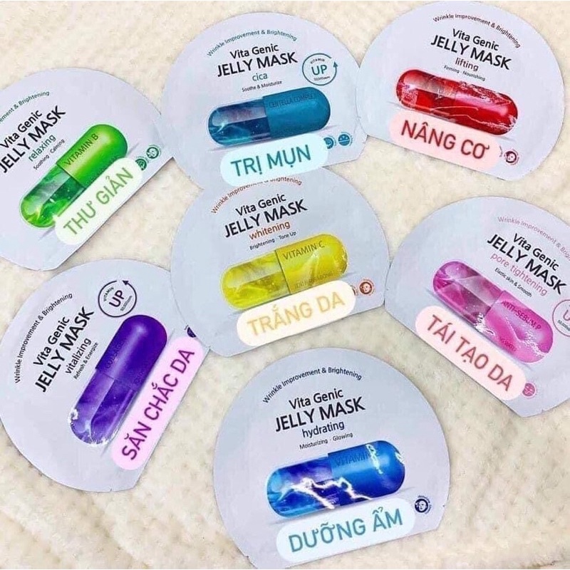 Mặt nạ Vita Genic Banobagi Jelly Mask hộp 10 miếng