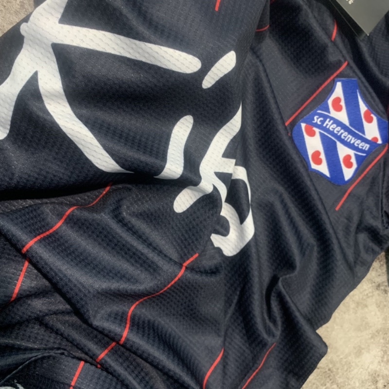 Bộ áo bóng đá SC Heereveen đen 2021-2022