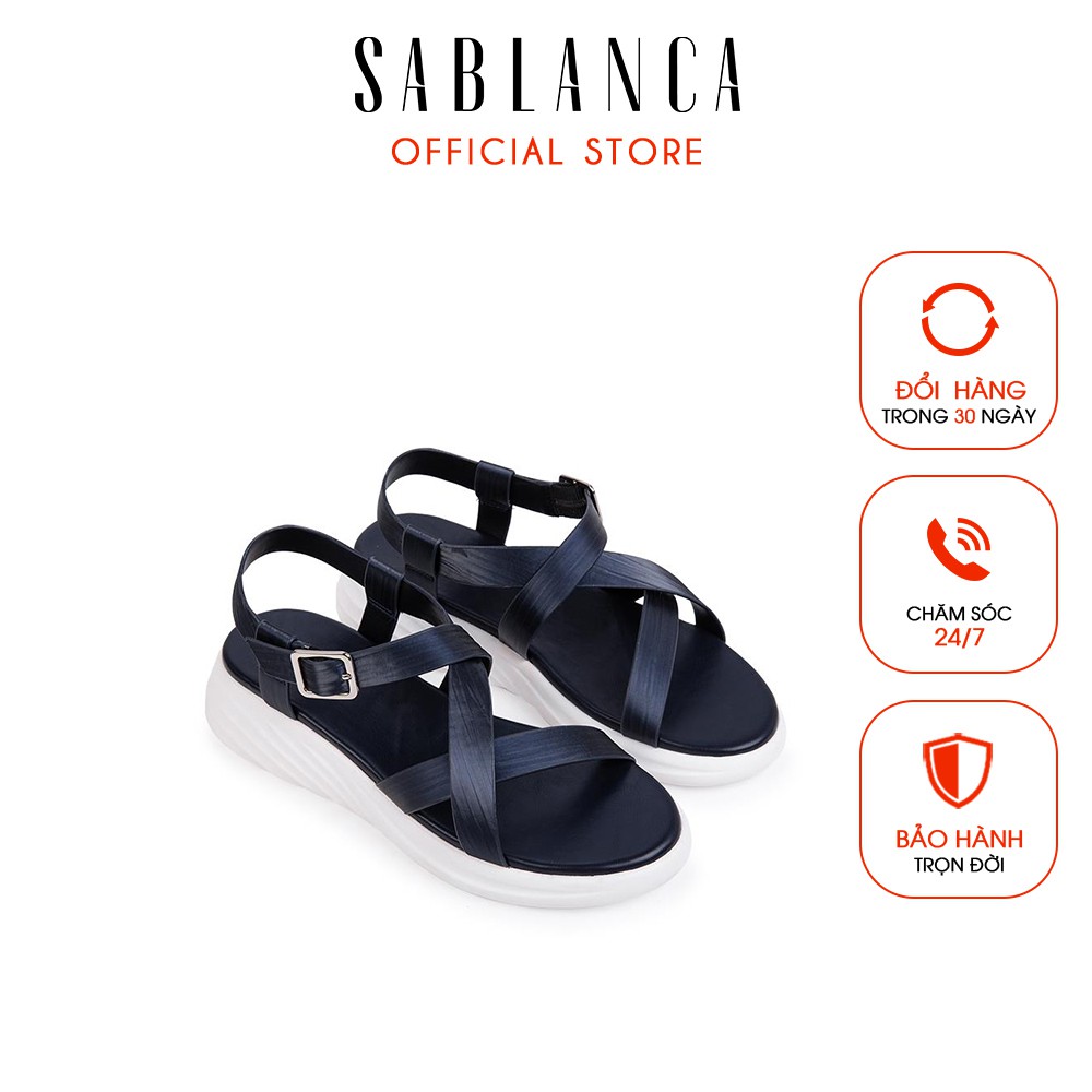 Giày sandal Sablanca đế bánh mì quai chéo 5050SK0051