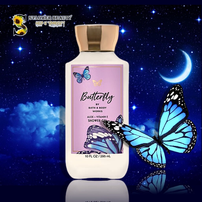 BUTTERFLY | Bộ Sản Phẩm Gel Tắm -  Dưỡng Thể - Xịt Thơm Nước Hoa Toàn Thân Bath &amp; Body Works Body Care