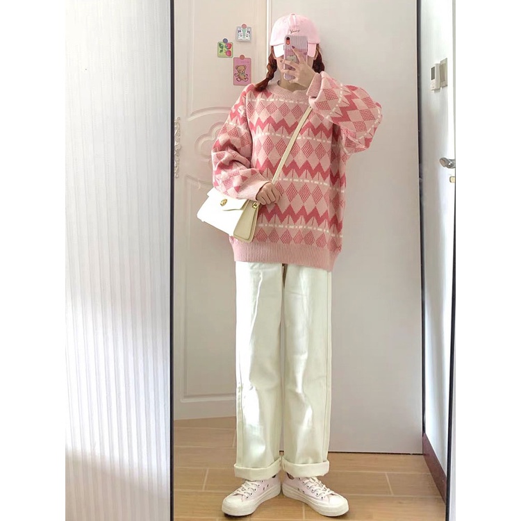 Japanese Style Women's Long-sleeve Sweater