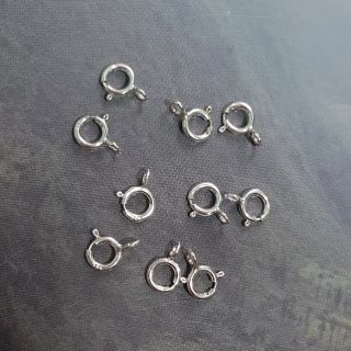 Khóa bạc 925 dạng tròn 6mm
