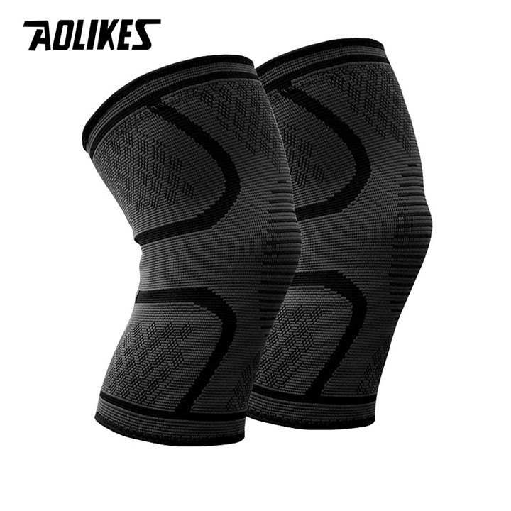 Bán sỉ - Đai bó gối thể thao - Đai bó gối tập gym AOLIKES  AL 7720 - 7718 - 666 (1 cái/ đôi) chuyên gym chính hãng