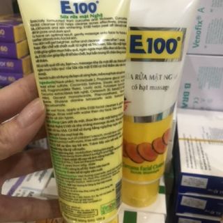 Sữa rửa mặt nghệ E100 tuyp100g