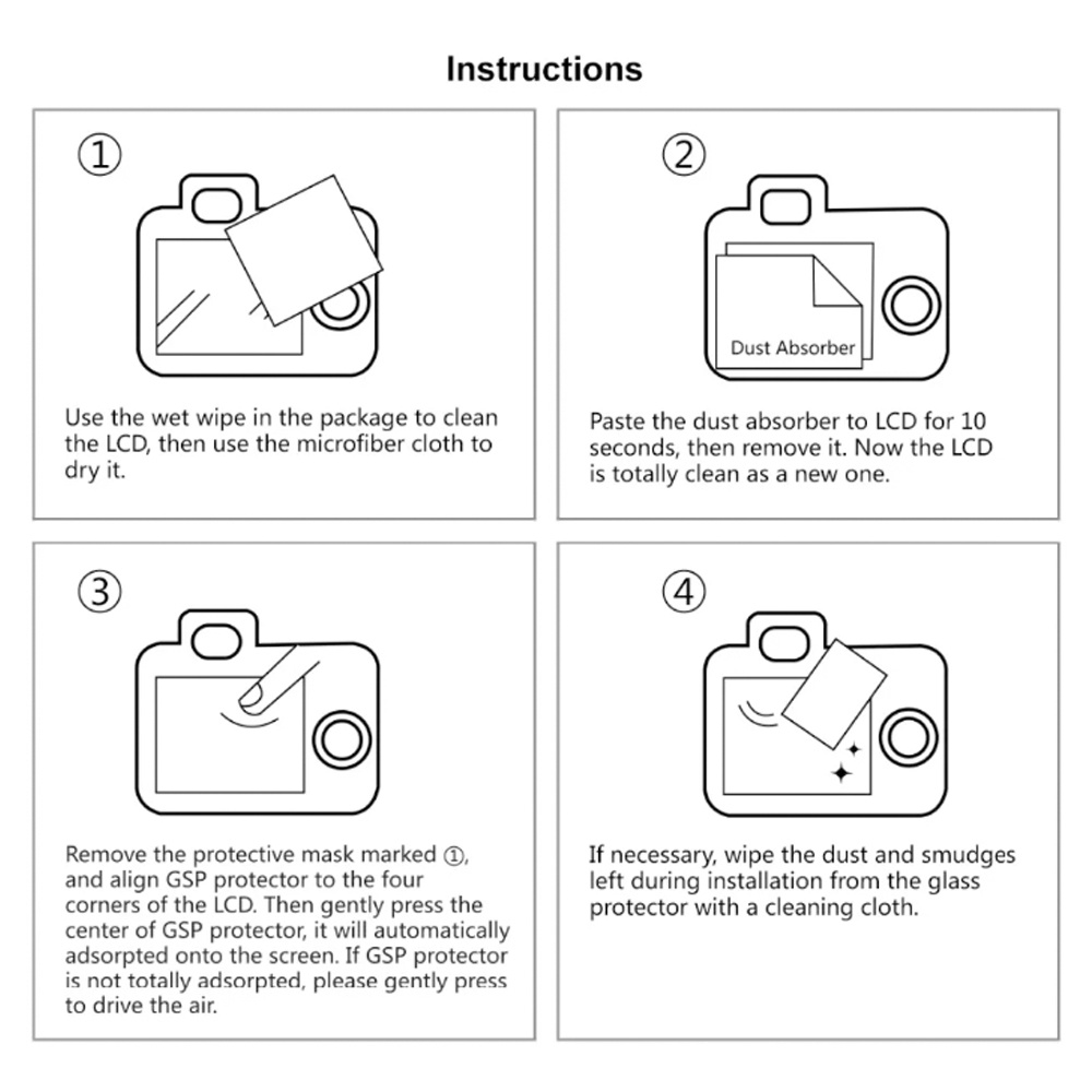 Dán Màn Hình Cường Lực Dành Cho Máy Ảnh Nikon Z7 Z6 D7500 D7200 D7100 D850