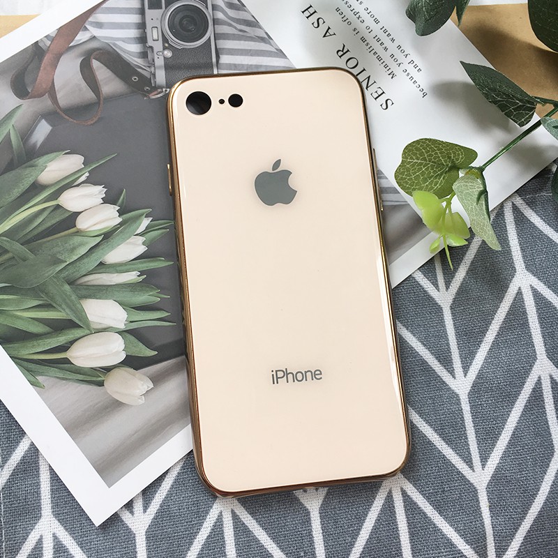 Ốp lưng kính cao cấp cho điện thoại iPhone IP6.6S, 6Plus.6SPlus, IP7.8, 7Plus.8Plus, X/Xs, XR, Xs Max | BigBuy360 - bigbuy360.vn